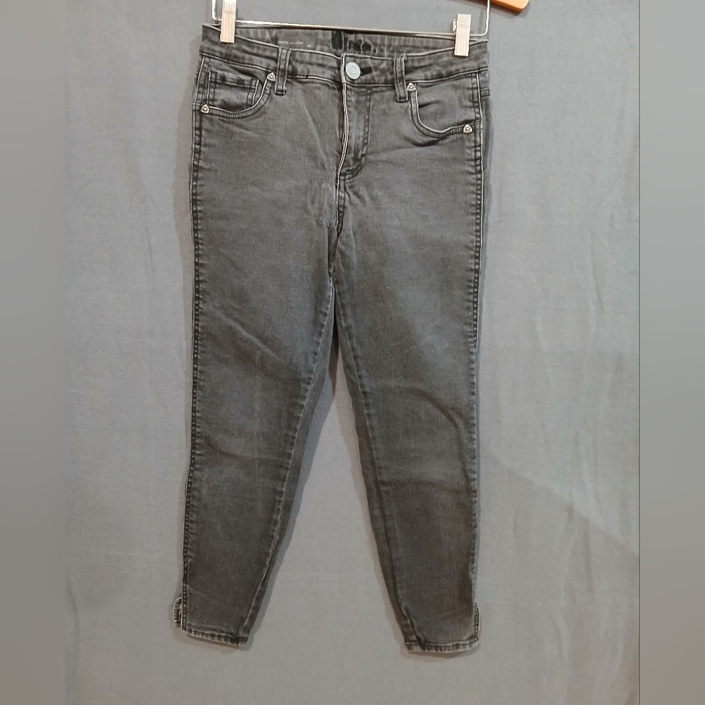 Kut From The Kloth Jeans Womens 2 Black Dakota Ankle Skinny